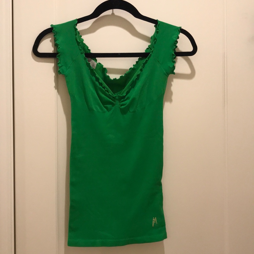 Marciano Green Sweetheart Top